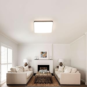 vierkante led-plafondlamp 30x30